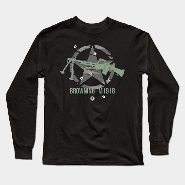 I love guns! Browning M1918 (BAR) Long Sleeve T-Shirt by FAawRay